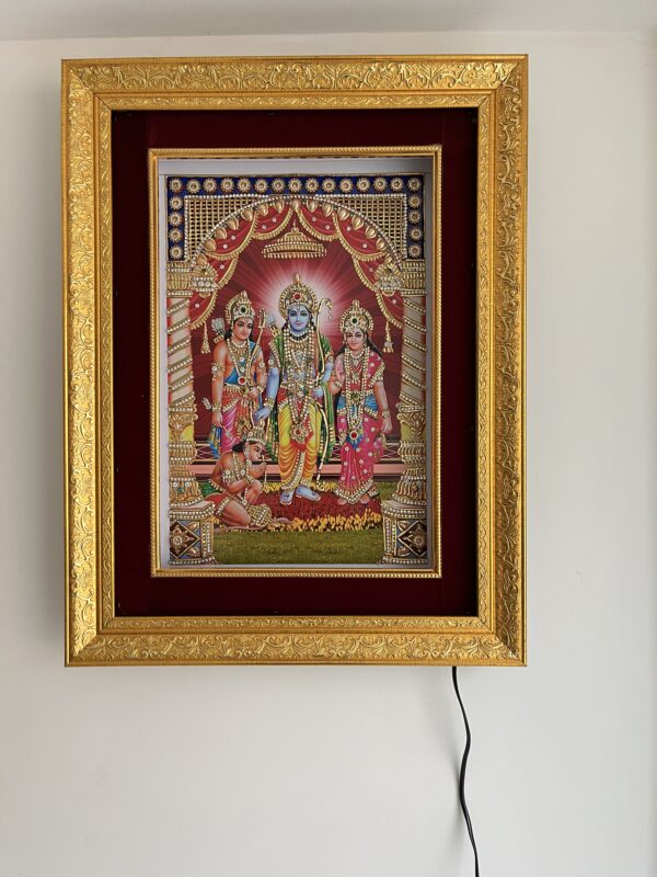 #DivineAura #RamDarbarFrame #LEDIllumination #SpiritualCraftsmanship #GiftOfDivinity #CorporateGifting