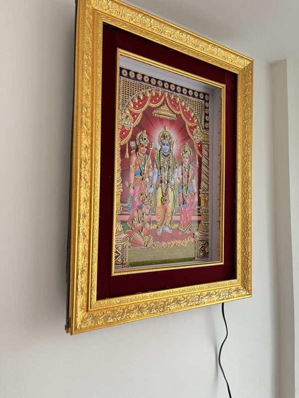 #DivineAura #RamDarbarFrame #LEDIllumination #SpiritualCraftsmanship #GiftOfDivinity #CorporateGifting