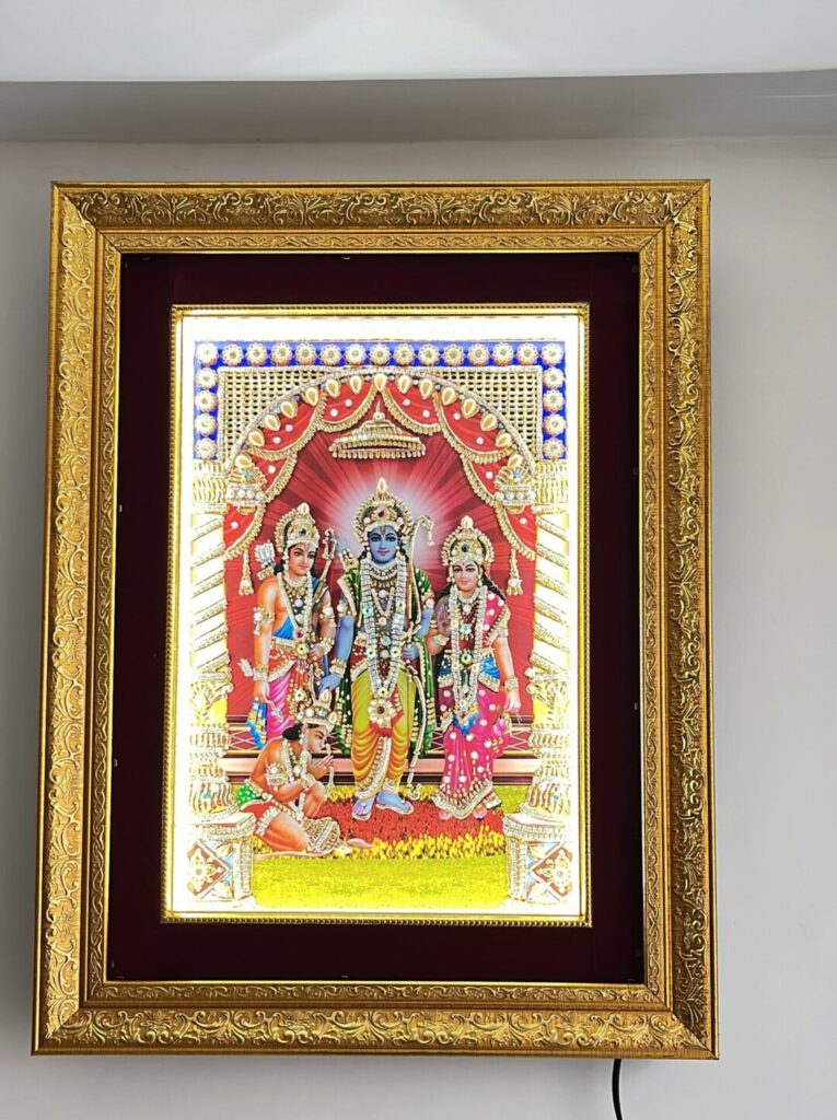 #DivineAura #RamDarbarFrame #LEDIllumination #SpiritualCraftsmanship #GiftOfDivinity #CorporateGifting