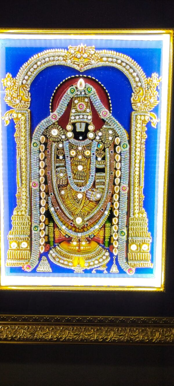 Tirupati Balaji Frames - तिरूपति बालाजी LED Frames - Image 5